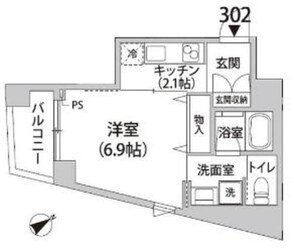 コニファー二子玉川の物件間取画像